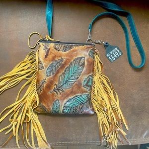 Holy Cow Couture Western Crossbody Fringe Purse